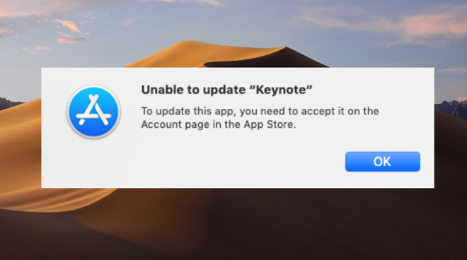 How to accept apps on mac to update mac